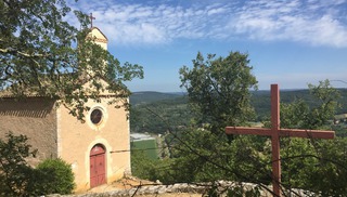 Chapelle Sainte Croix et point de vue - Saint-Cirq-Lapopie